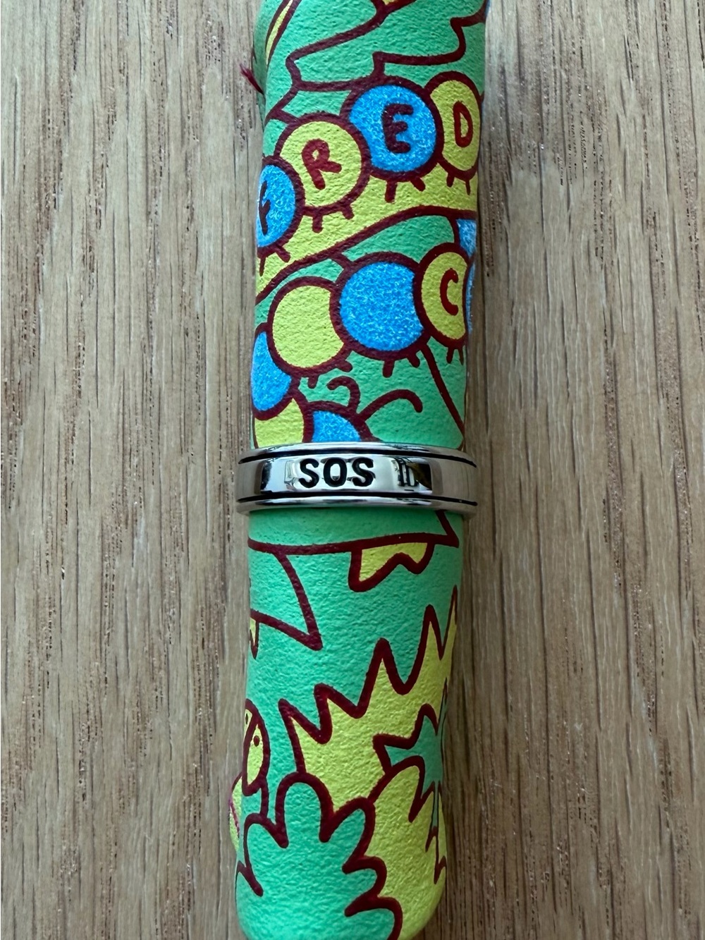Little Rooms SOS Ring - Stainless Steel
